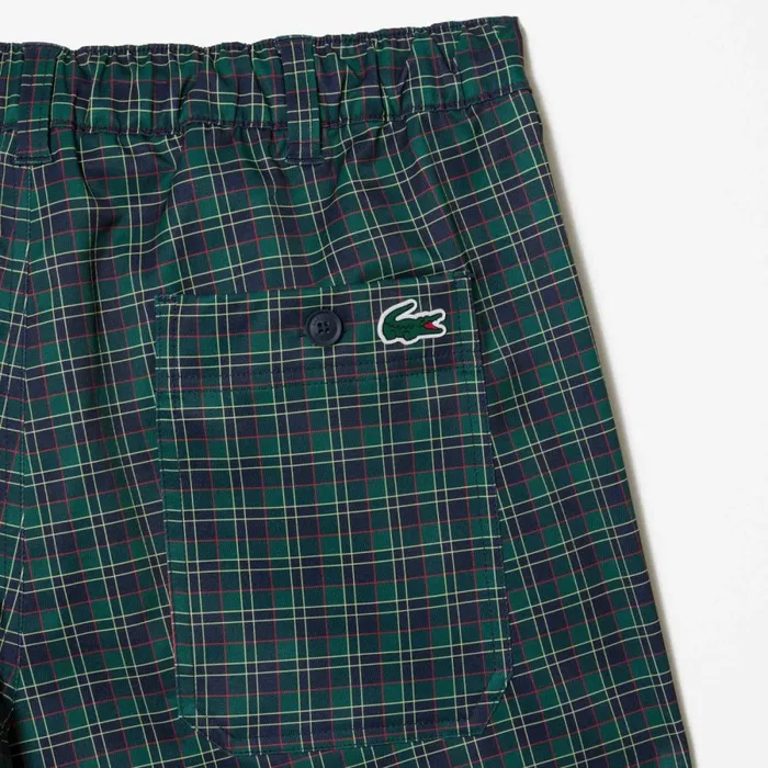 Sweatpants and Trousers Men Lacoste Men039s UltraDry Golf Pants Navy Blue Red Yellow Iq6