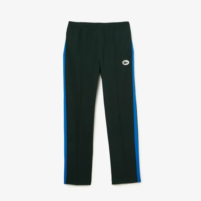 Sweatpants and Trousers MenWomen Lacoste Men039s Contrast Bands Sweatpants Forest Green Yzp