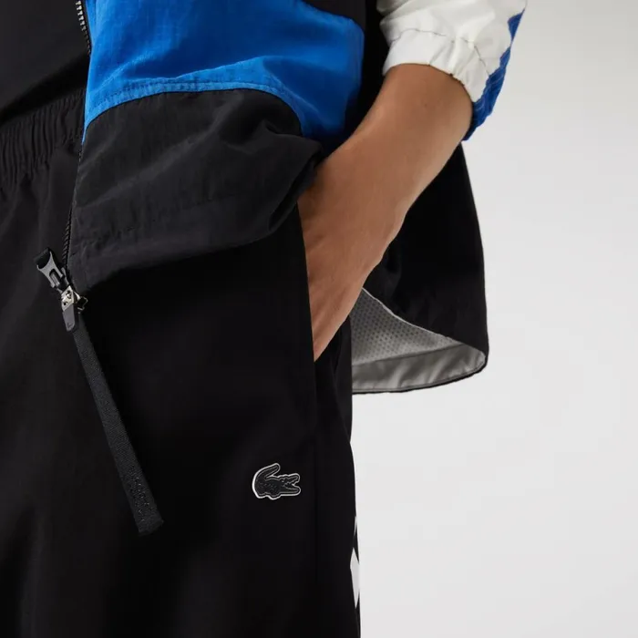 Sweatpants and Trousers MenWomen Lacoste Men039s Contrast Oversized Branding Joggers Black 031