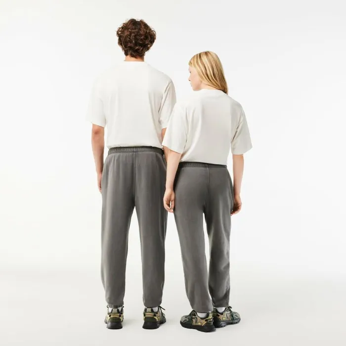 Sweatpants and Trousers MenWomen Lacoste Unisex Cotton Fleece Joggers Grey S0i
