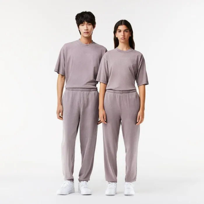 Sweatpants and Trousers MenWomen Lacoste Unisex Cotton Fleece Joggers Purple Ryi