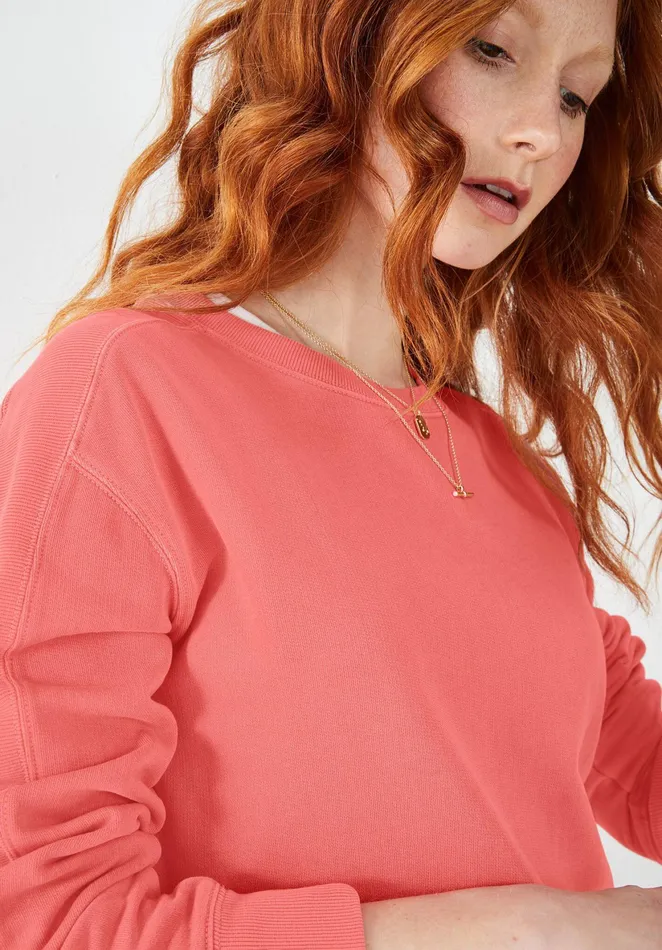 Sweatshirts and Hoodies Women Hush Daisy Ribbed Panel Sweatshirt Georgia Peach