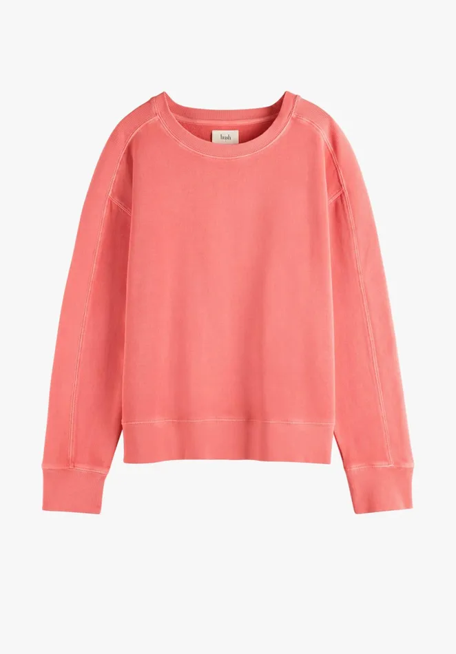 Sweatshirts and Hoodies Women Hush Daisy Ribbed Panel Sweatshirt Georgia Peach
