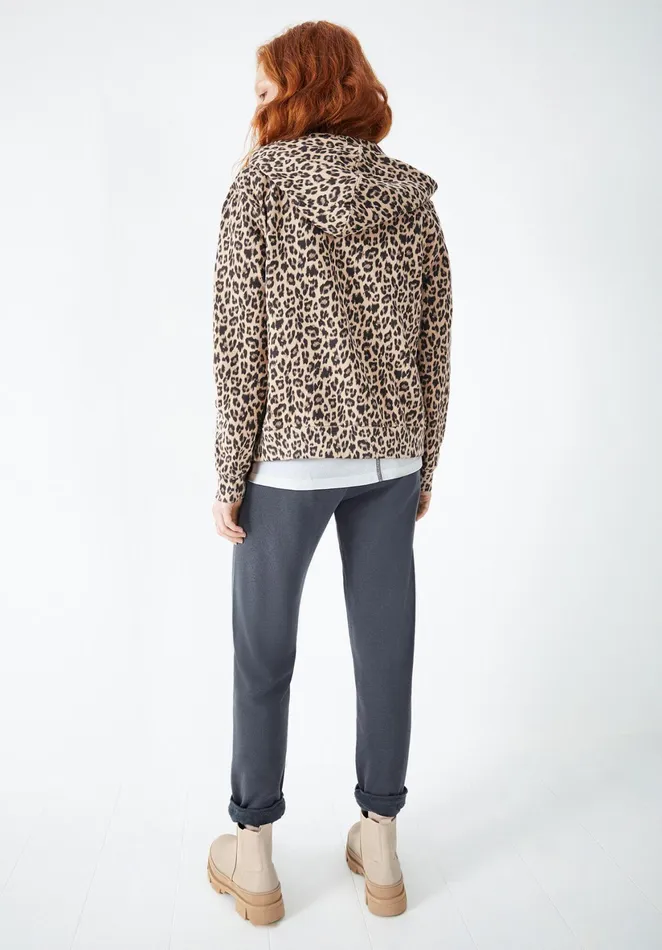 Sweatshirts and Hoodies Women Hush Davina Classic Hoodie Leopard