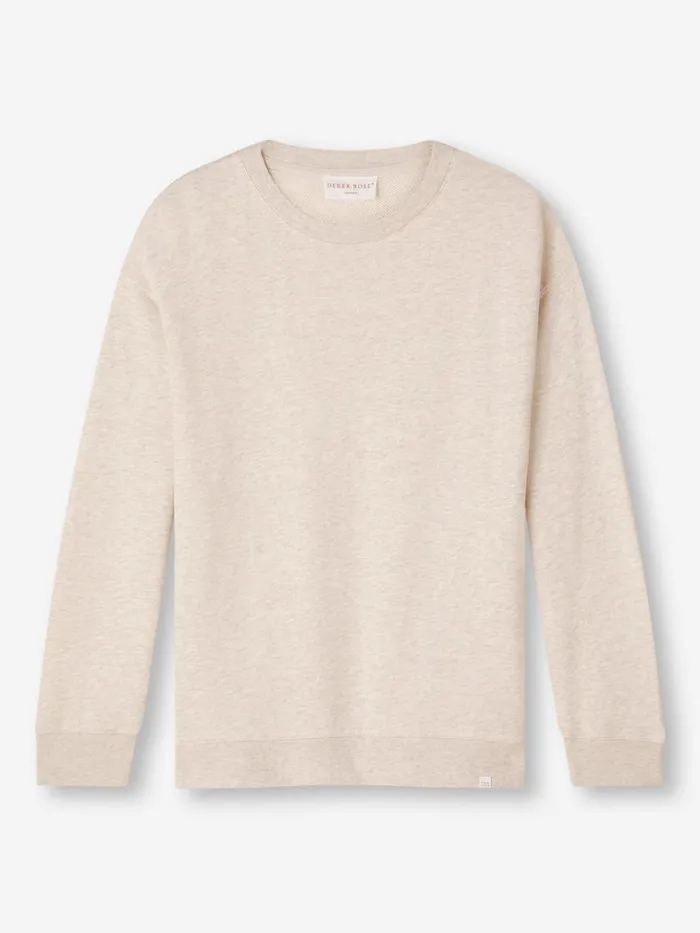 Sweatshirts Women Derek Rose Sweatshirt Quinn Cotton Modal Stretch Oat