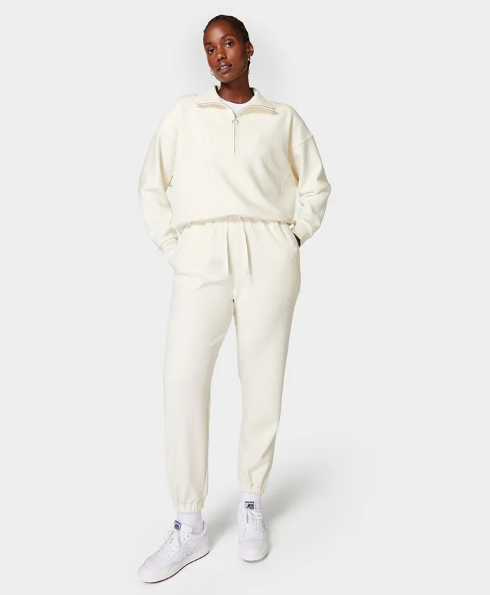 Sweaty Betty Trousers Women Sand Wash Cuffed Trousers Studio White