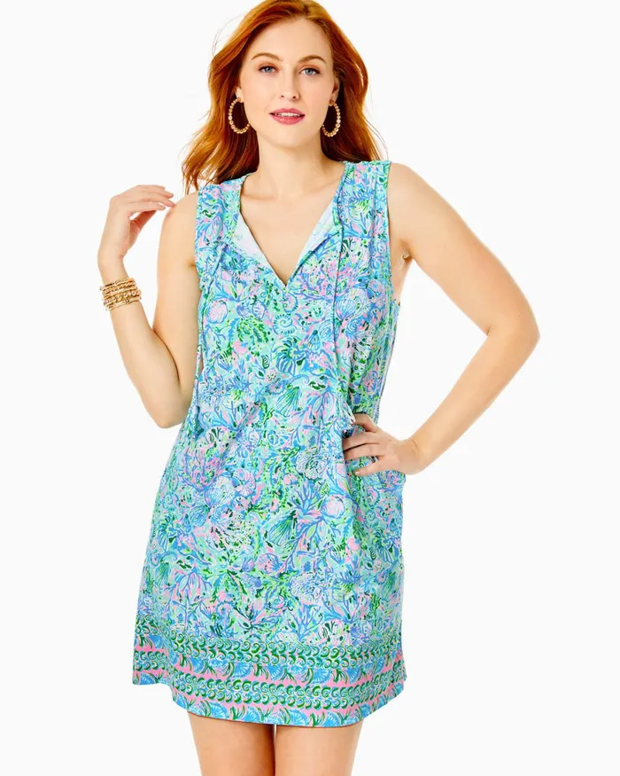Swim Women Lilly Pulitzer Johana CoverUp Surf Blue Soleil It On Me Engineered Coverup Swim Women Lilly Pulitzer Johana CoverUp Surf Blue Soleil It On Me Engineered Coverup