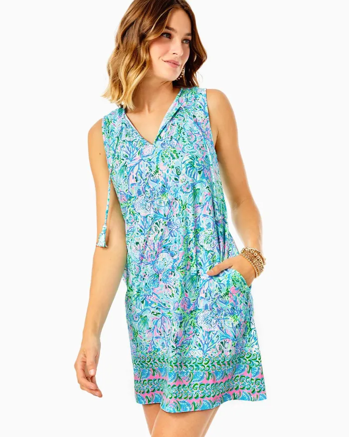 Swim Women Lilly Pulitzer Johana CoverUp Surf Blue Soleil It On Me Engineered Coverup Swim Women Lilly Pulitzer Johana CoverUp Surf Blue Soleil It On Me Engineered Coverup