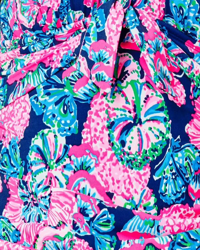 Swim Women Lilly Pulitzer Lagoon Sarong Hipster Bikini Bottom Oyster Bay Navy Shroom With A View Swim Women Lilly Pulitzer Lagoon Sarong Hipster Bikini Bottom Oyster Bay Navy Shroom With A View