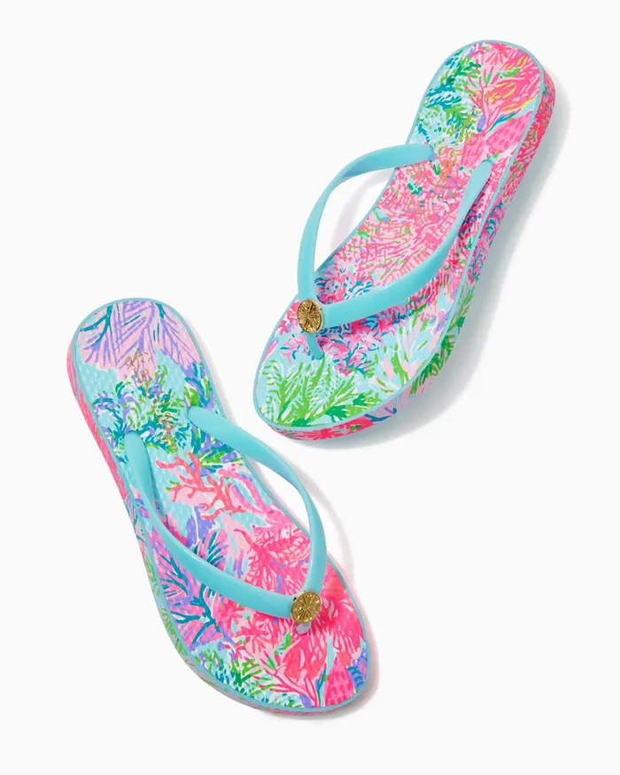 Swim Women Lilly Pulitzer Pool Flip Flop Celestial Blue Cay To My Heart Shoe Swim Women Lilly Pulitzer Pool Flip Flop Celestial Blue Cay To My Heart Shoe