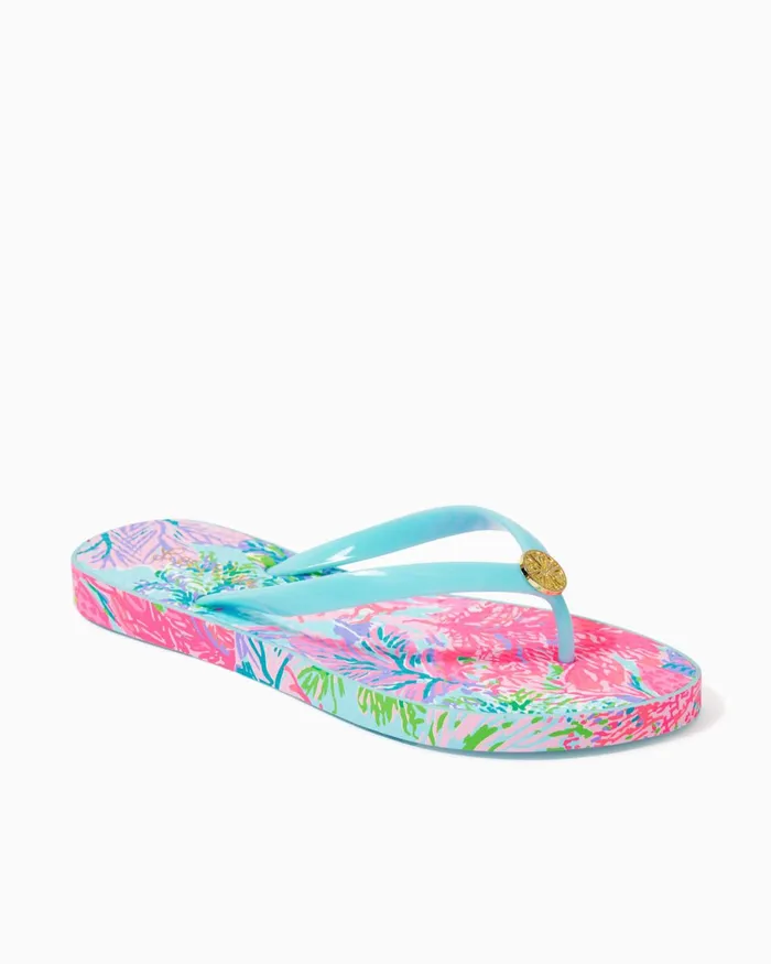 Swim Women Lilly Pulitzer Pool Flip Flop Celestial Blue Cay To My Heart Shoe Swim Women Lilly Pulitzer Pool Flip Flop Celestial Blue Cay To My Heart Shoe