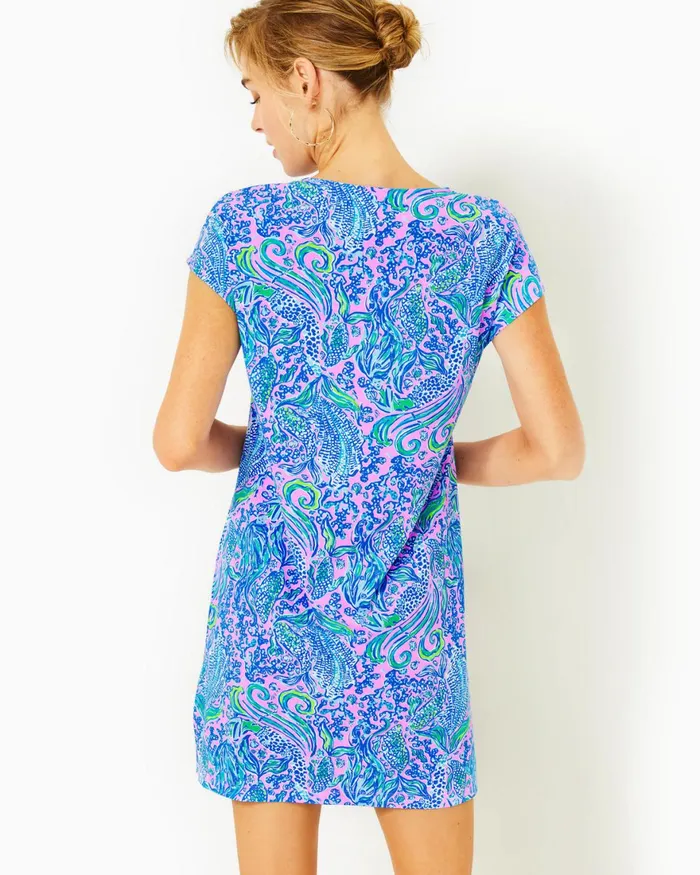 Swim Women Lilly Pulitzer Talli CoverUp Lilac Rose We Mermaid It