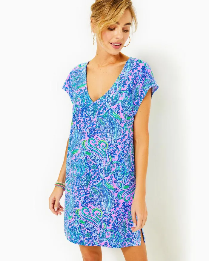 Swim Women Lilly Pulitzer Talli CoverUp Lilac Rose We Mermaid It Swim Women Lilly Pulitzer Talli CoverUp Lilac Rose We Mermaid It