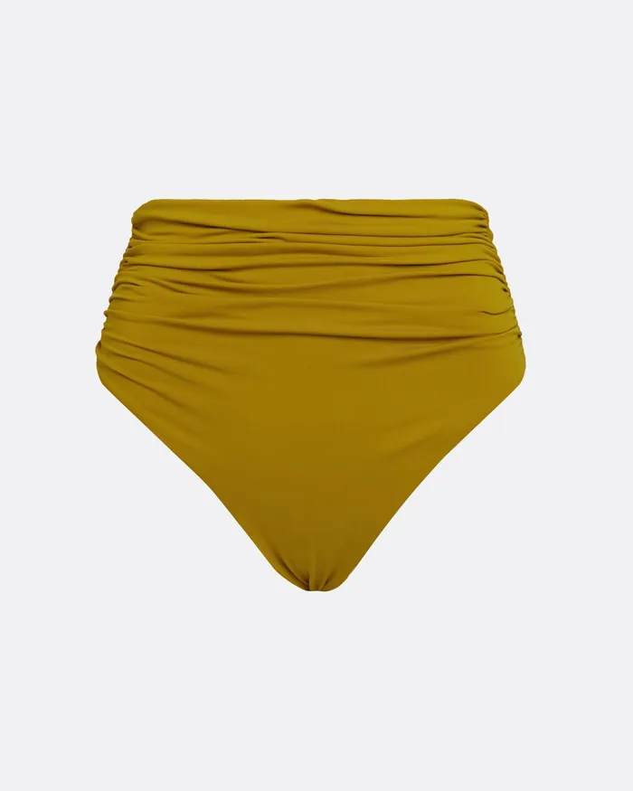 Swimwear Safiyaa Women Ariella Chartreuse Bikini Bottom Chartreuse