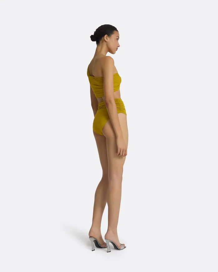 Swimwear Safiyaa Women Ariella Chartreuse Bikini Bottom Chartreuse