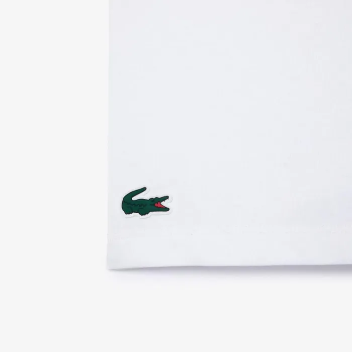 TShirts and Tops Kids Lacoste Kids039 Miami Open Edition UltraDry Tennis TShirt White 001