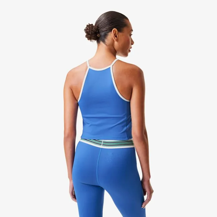 TShirts and Tops Women Lacoste Women039s Lacoste X Bandier All Motion Colorblock Tank Blue Siy