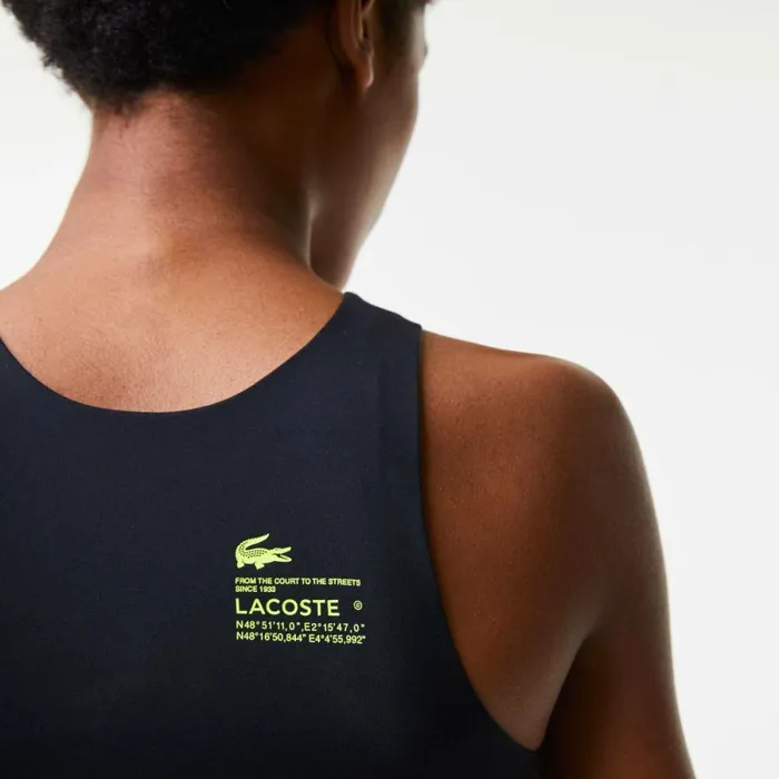 TShirts and Tops Women Lacoste Women039s Seamless Sports Bra Black 031