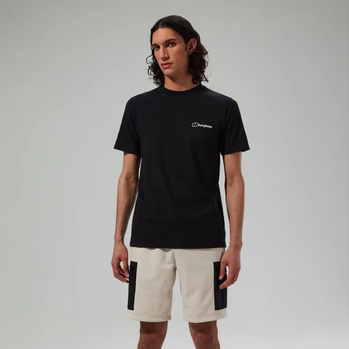 TShirts Men Berghaus MTN Silhouette Short Sleeve TShirt Black