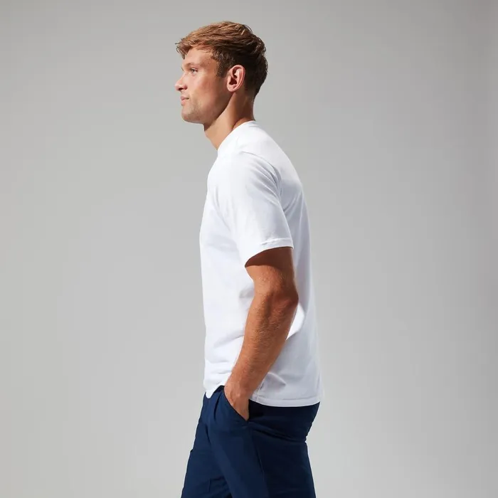TShirts Men Berghaus Organic Big Classic Logo Tee White TShirts Men Berghaus Organic Big Classic Logo Tee White