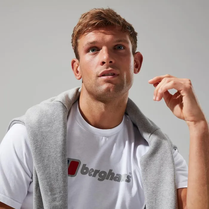 TShirts Men Berghaus Organic Big Classic Logo Tee White TShirts Men Berghaus Organic Big Classic Logo Tee White