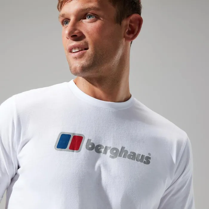 TShirts Men Berghaus Organic Big Classic Logo Tee White TShirts Men Berghaus Organic Big Classic Logo Tee White