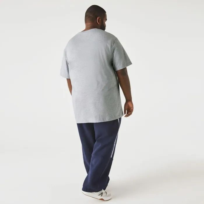 TShirts Men Lacoste Men039s Big Fit VNeck Pima TShirt Grey Chine Cca