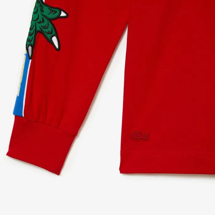 TShirts Men Lacoste Men039s Branded Band TShirt Red 240