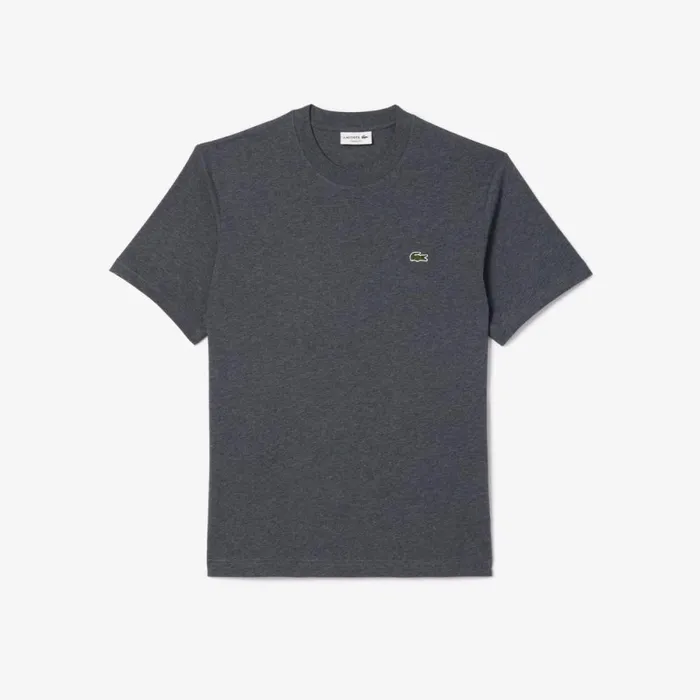 TShirts Men Lacoste Men039s Classic Fit Cotton Jersey TShirt Grey Chine 050