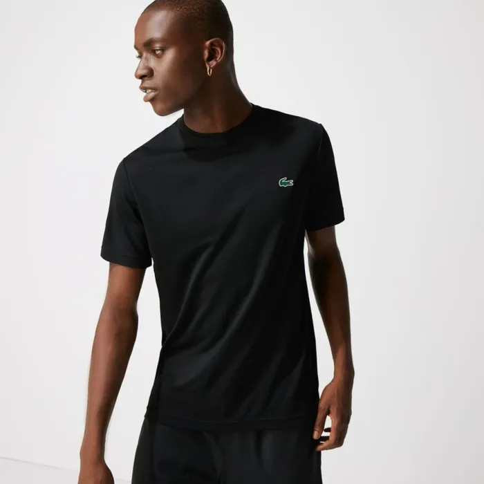 TShirts Men Lacoste Men039s Sport Breathable Piqu TShirt Black 031