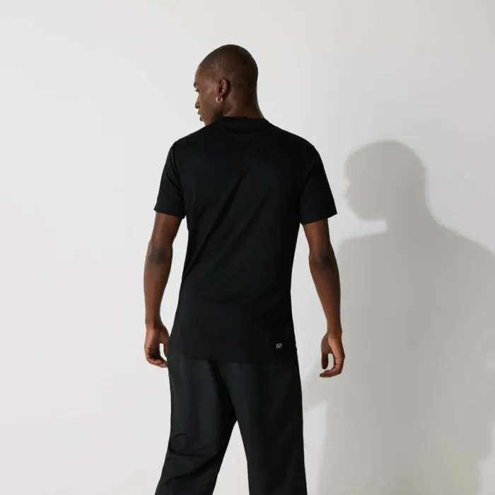 TShirts Men Lacoste Men039s Sport Breathable Piqu TShirt Black 031
