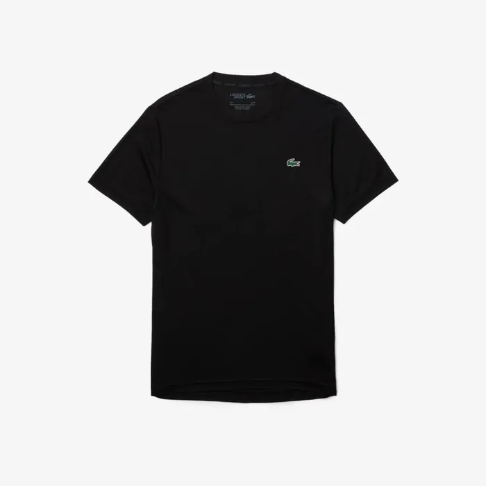 TShirts Men Lacoste Men039s Sport Breathable Piqu TShirt Black 031