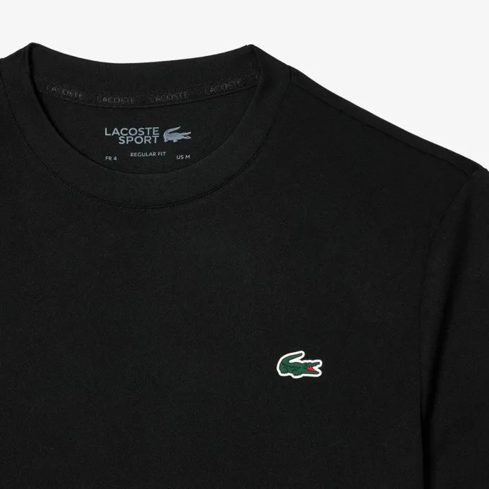 TShirts Men Lacoste Men039s Sport Breathable Piqu TShirt Black 031