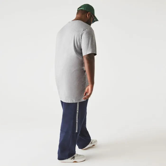 TShirts Men Lacoste Men039s Tall Fit Pima Cotton Jersey TShirt Grey Chine Cca