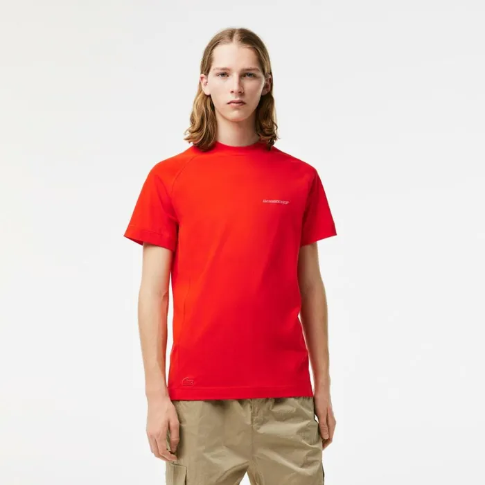 TShirts Men Lacoste Mens Slim Fit Organic Cotton Piqu TShirt Red S5h
