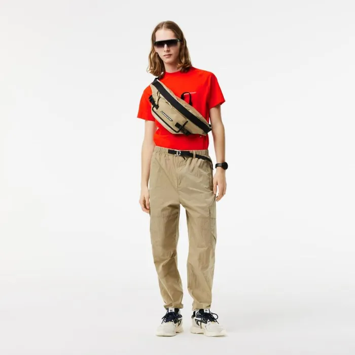 TShirts Men Lacoste Mens Slim Fit Organic Cotton Piqu TShirt Red S5h