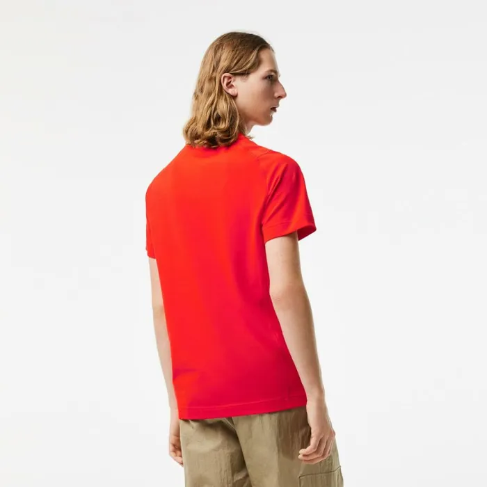 TShirts Men Lacoste Mens Slim Fit Organic Cotton Piqu TShirt Red S5h