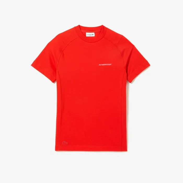 TShirts Men Lacoste Mens Slim Fit Organic Cotton Piqu TShirt Red S5h