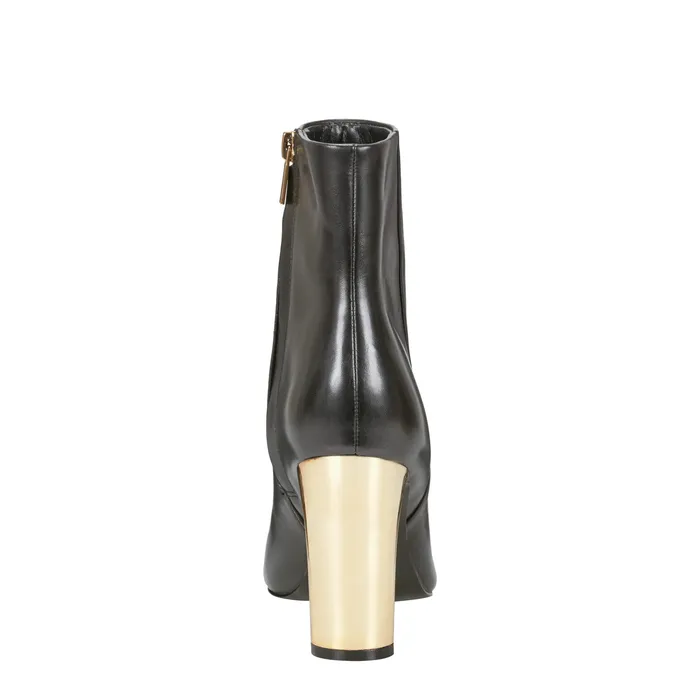 Talyna Dress Bootie Black Leather Women Dress Boots Marc Fisher