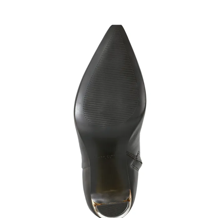 Talyna Dress Bootie Black Leather Women Dress Boots Marc Fisher