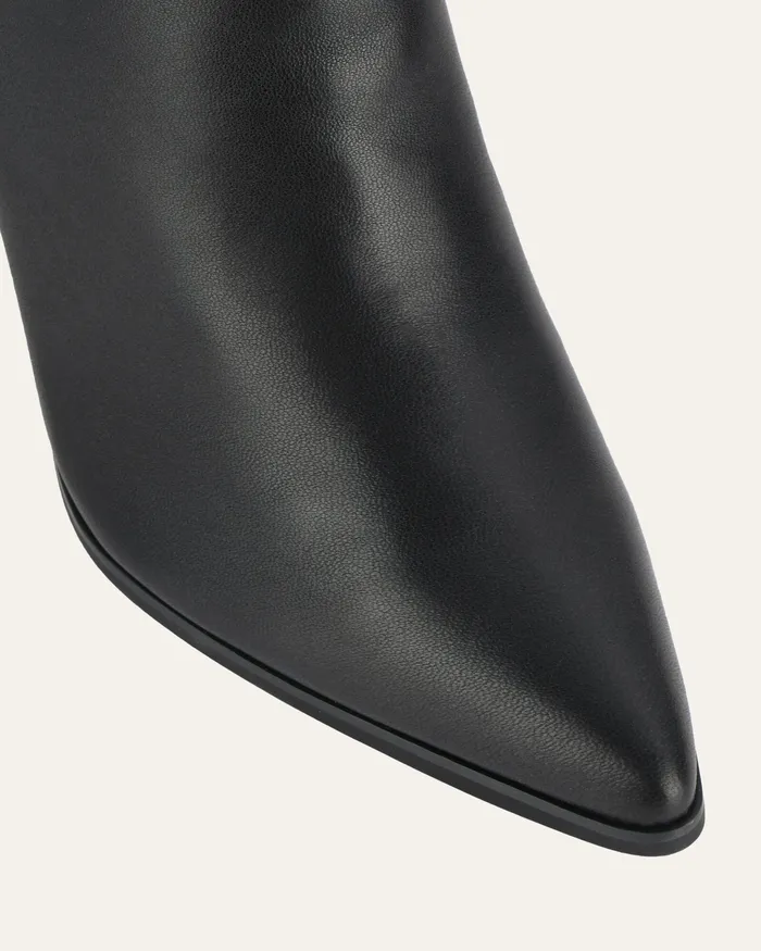 Tatiana high ankle boots black leather HIGH BOOTS jomercer Women Tatiana high ankle boots black leather HIGH BOOTS jomercer Women
