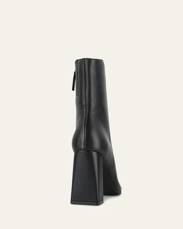 Tatiana high ankle boots black leather HIGH BOOTS jomercer Women Tatiana high ankle boots black leather HIGH BOOTS jomercer Women