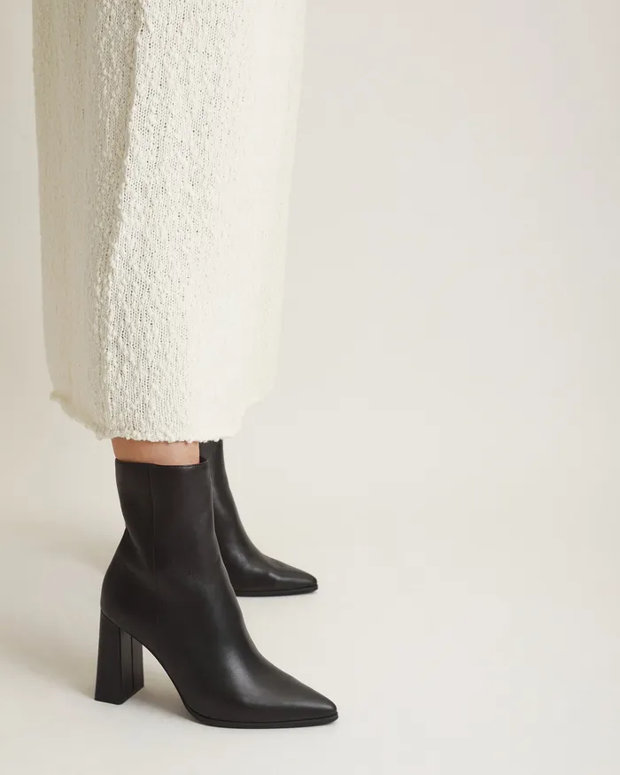Tatiana high ankle boots black leather HIGH BOOTS jomercer Women Tatiana high ankle boots black leather HIGH BOOTS jomercer Women