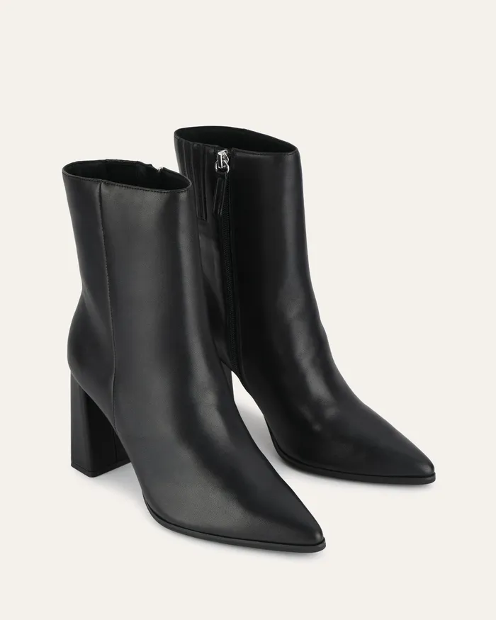 Tatiana high ankle boots black leather HIGH BOOTS jomercer Women Tatiana high ankle boots black leather HIGH BOOTS jomercer Women