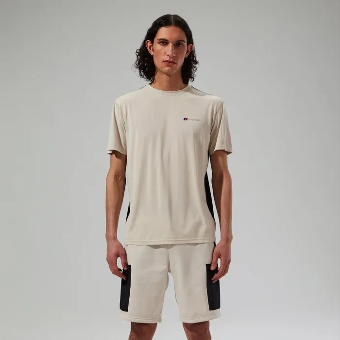 Technical Baselayers Men Berghaus Wayside Short Sleeve Tech Tee GreyBlack