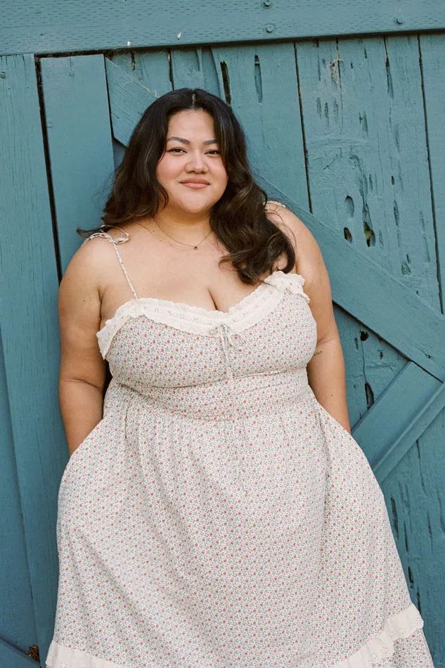 The Emma Dress Extended Essence Cream Women Extended Sizing Christy Dawn