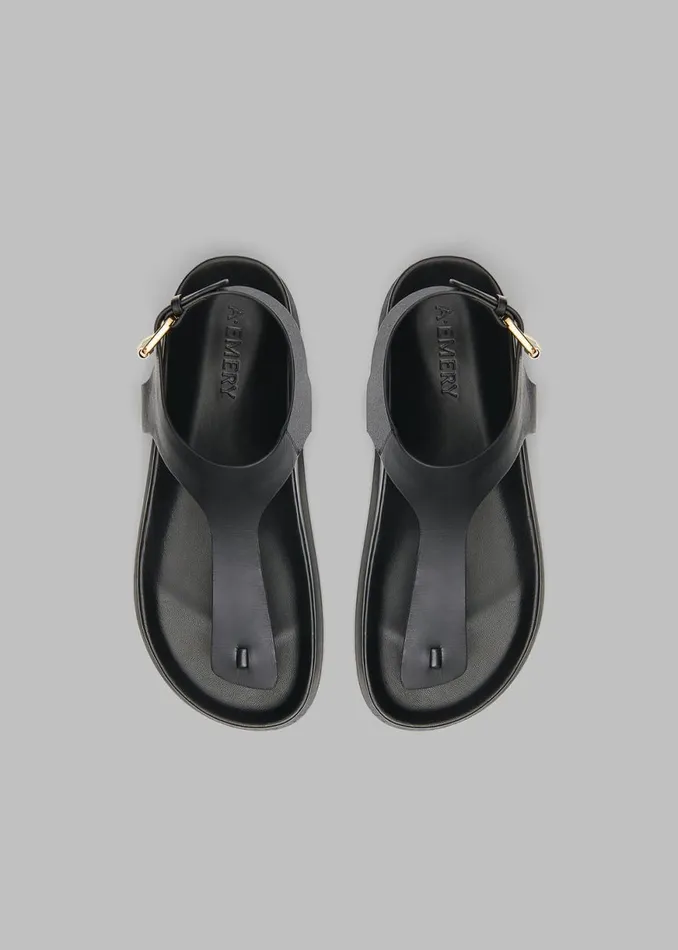 The Frankie Shop AEmery Reema Sandal 8211 Black Shop Shoes