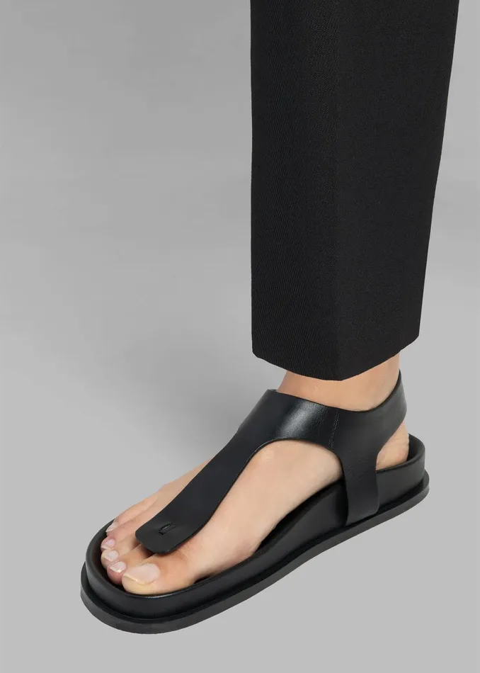 The Frankie Shop AEmery Reema Sandal 8211 Black Shop Shoes