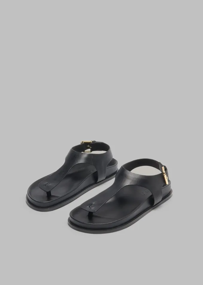 The Frankie Shop AEmery Reema Sandal 8211 Black Shop Shoes