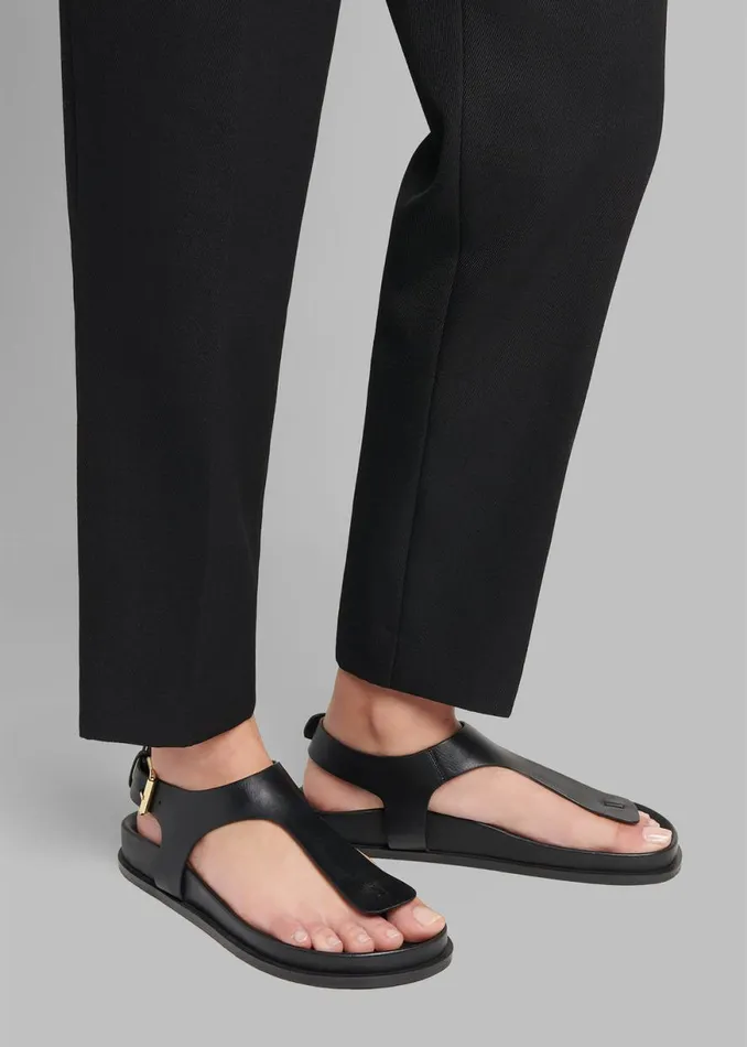 The Frankie Shop AEmery Reema Sandal 8211 Black Shop Shoes